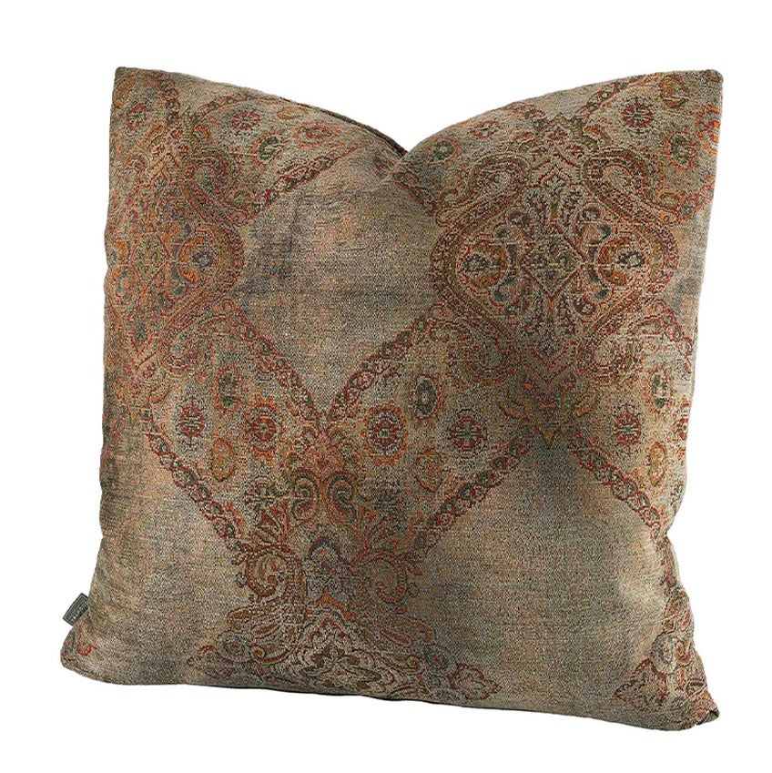 Miralago Paisley Taupe Kuddfodral Plain 50X50