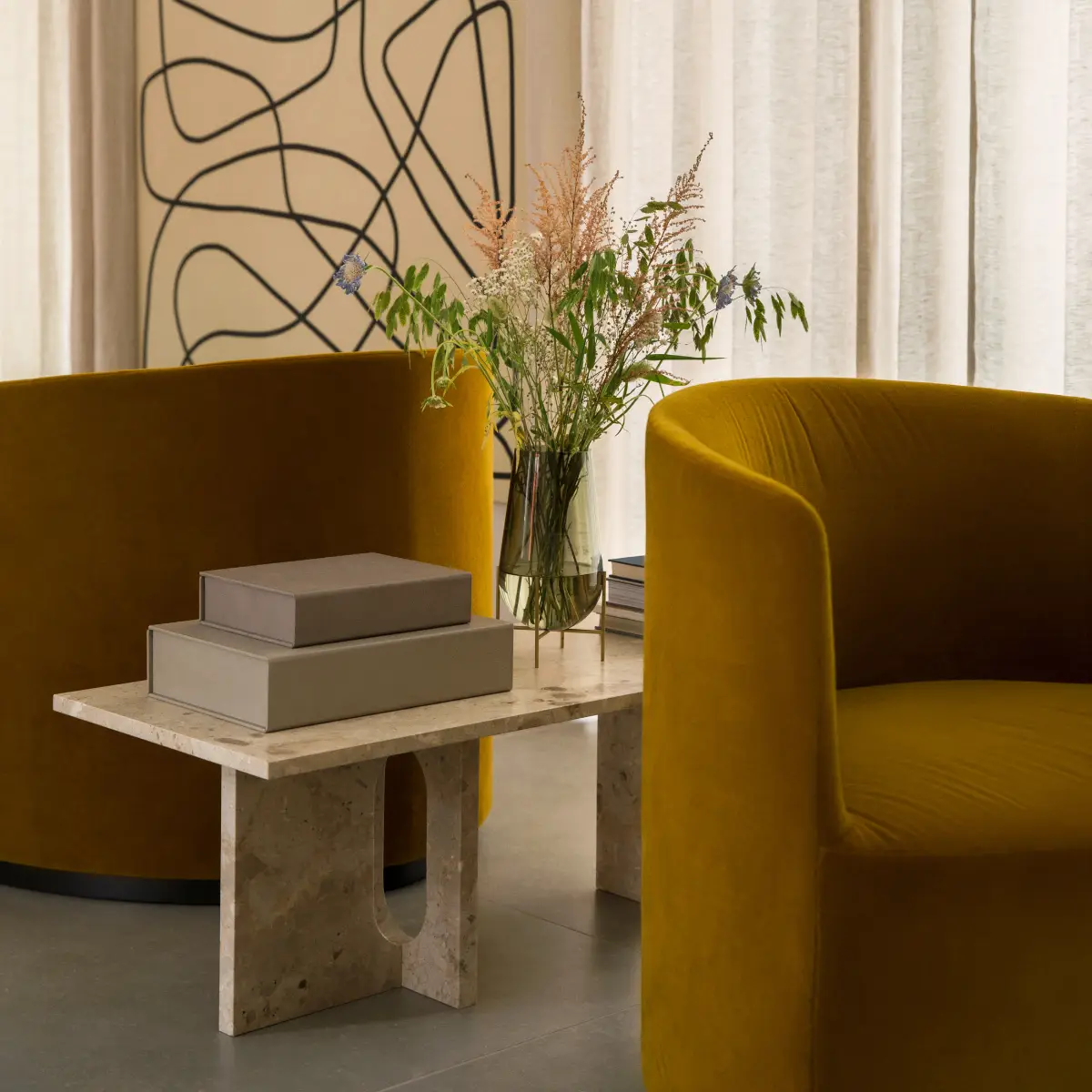 Androgyne Soffbord Sten Kunis Breccia