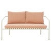 Bendt soffa Pearl White / Teddy Orange