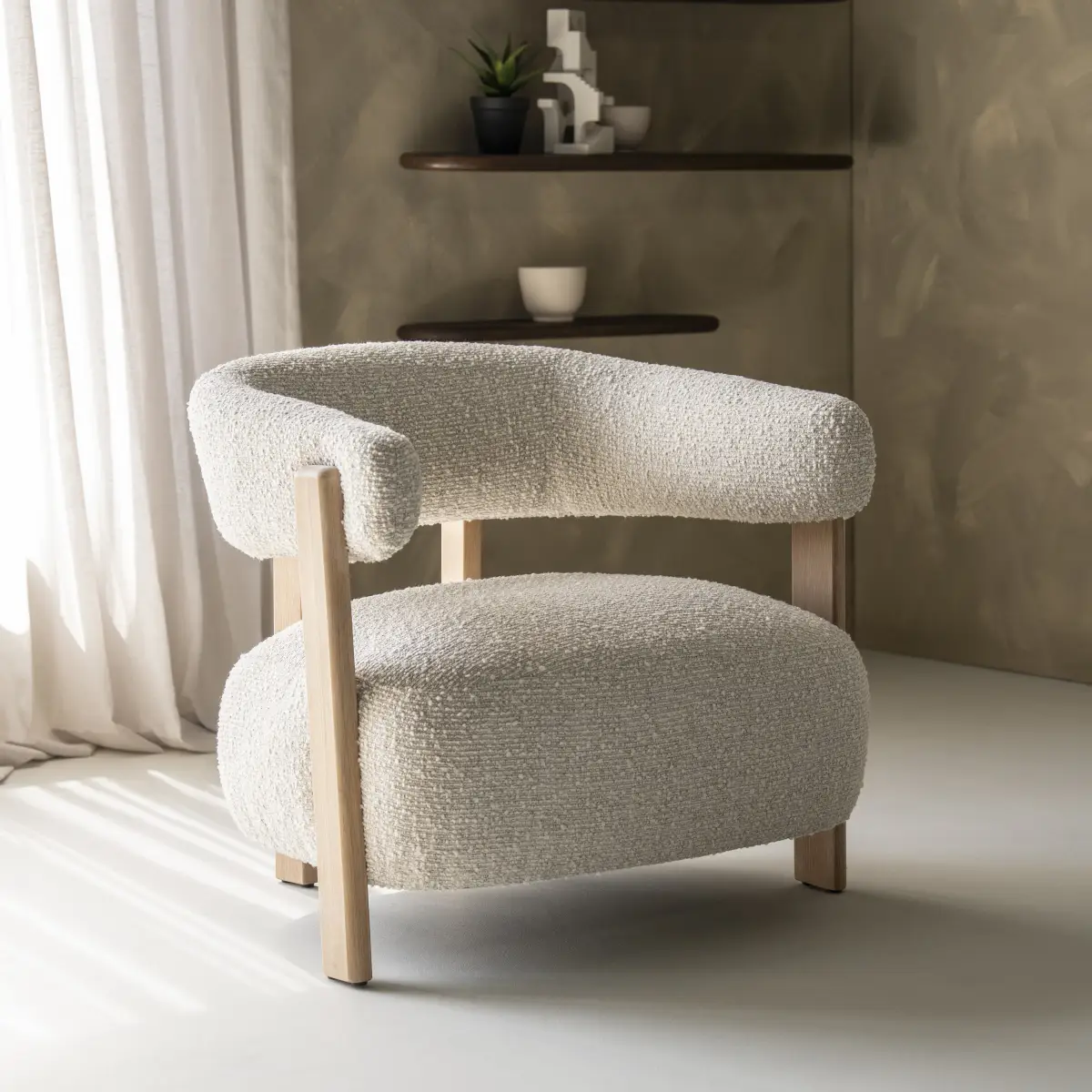 Lola Fåtölj - beige Hush