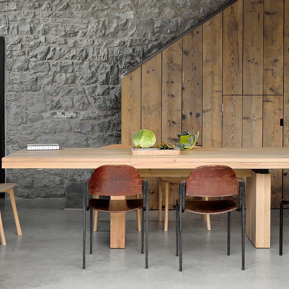 Double Matbord 100x200-300 cm Ek