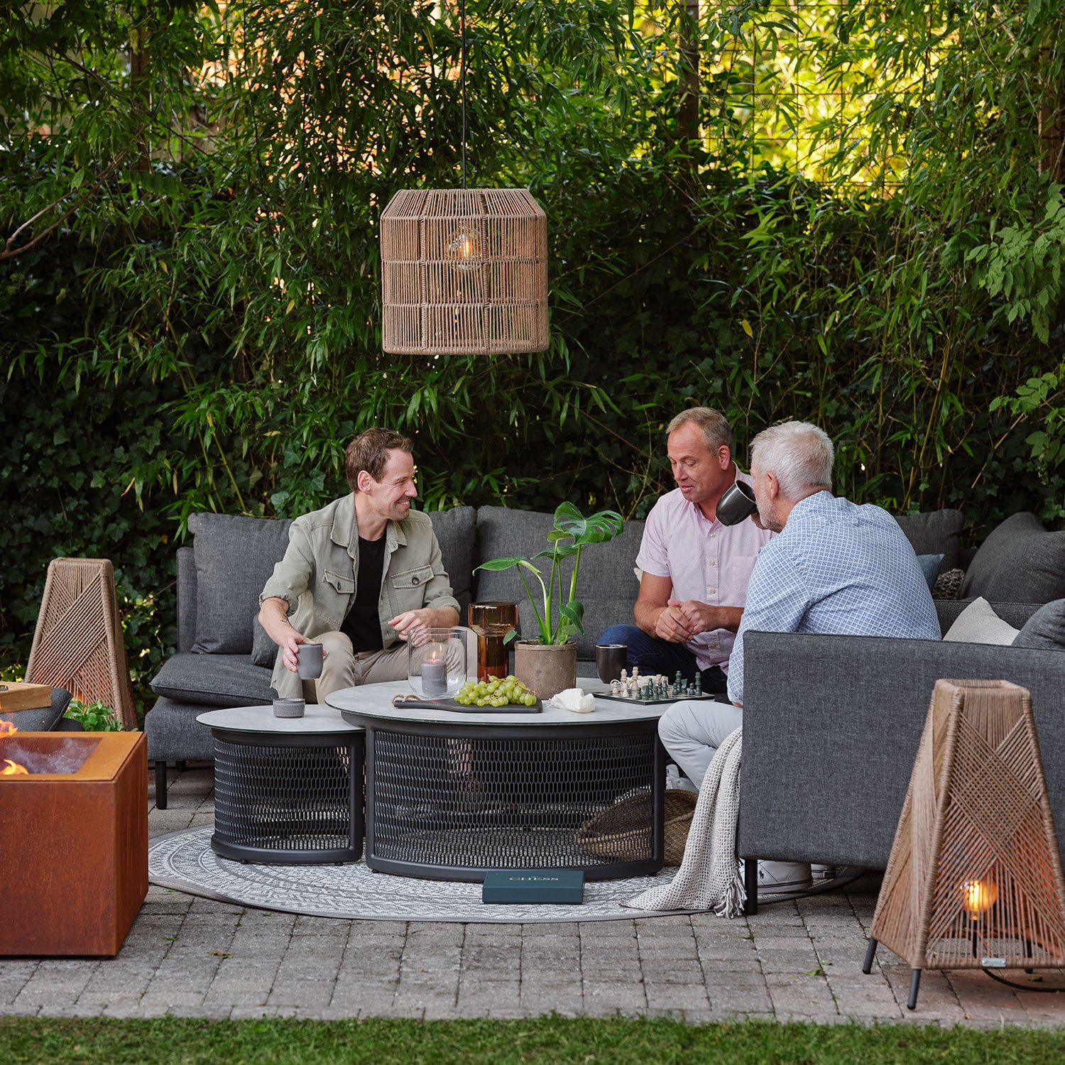 Callisto 1-sits soffa grå 