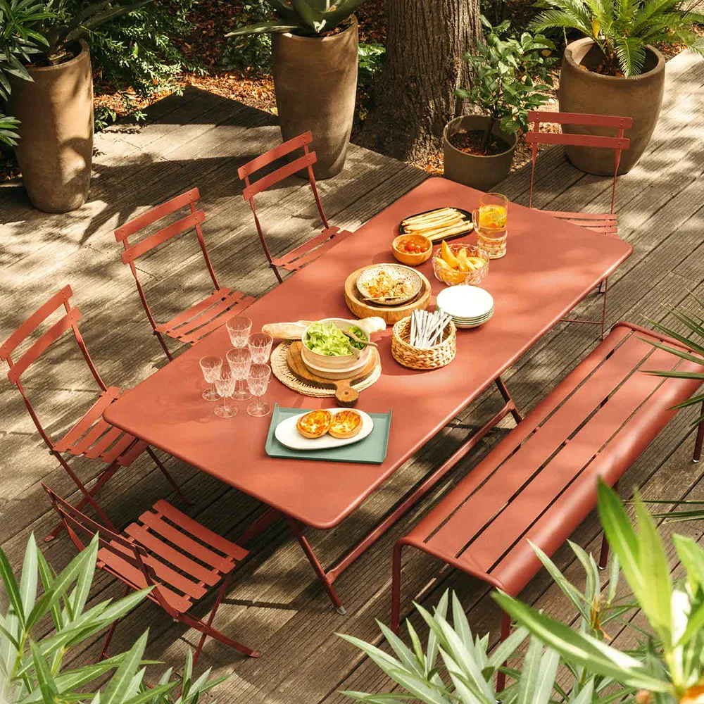 Bistro bord 117 x 77 cm Red Ochre