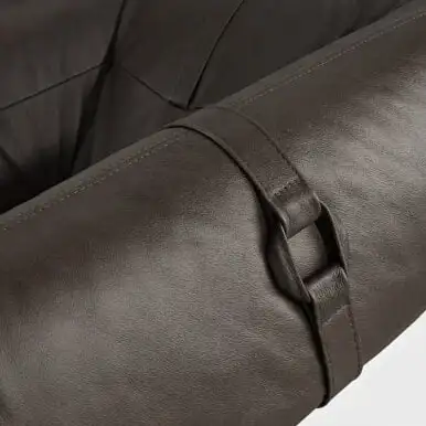 Loungefåtölj Lee brun