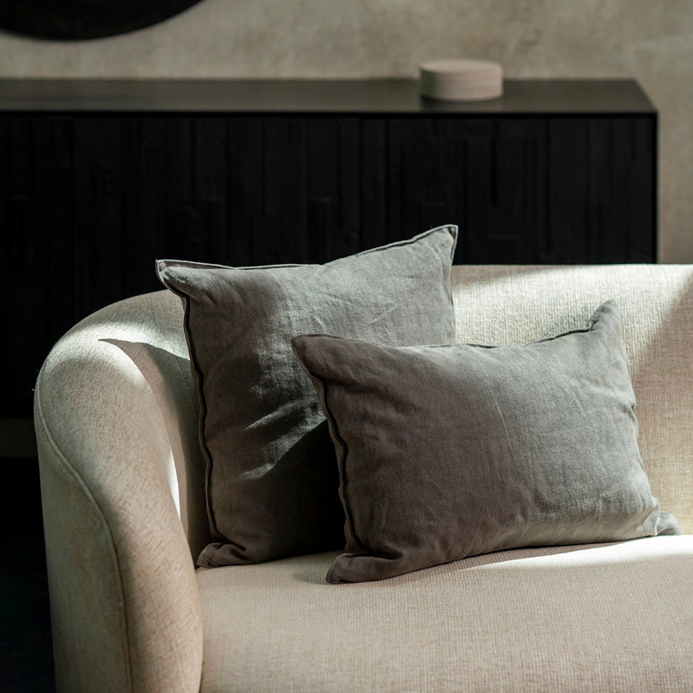 Lin Kudde Grey 50x50 cm