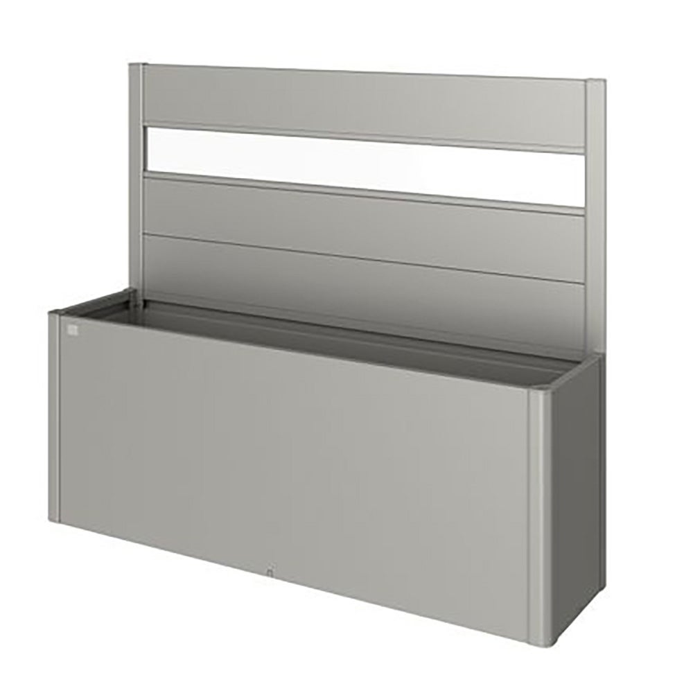 Skärm till odlingsbädd 4x1 m med acryl glas metallic