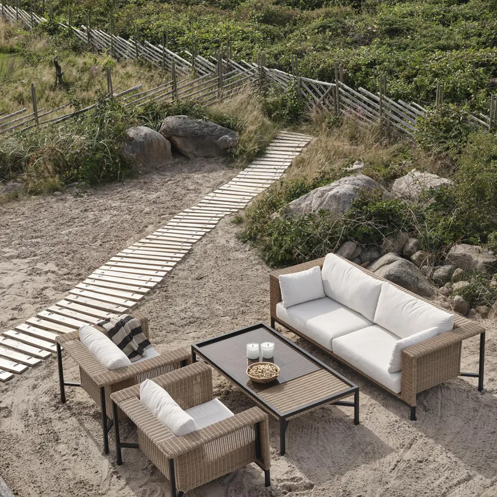 Shell Fåtölj Teddy Rice/ Black