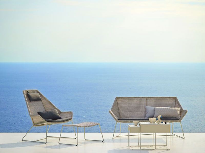 Breeze Loungefåtölj Vit 