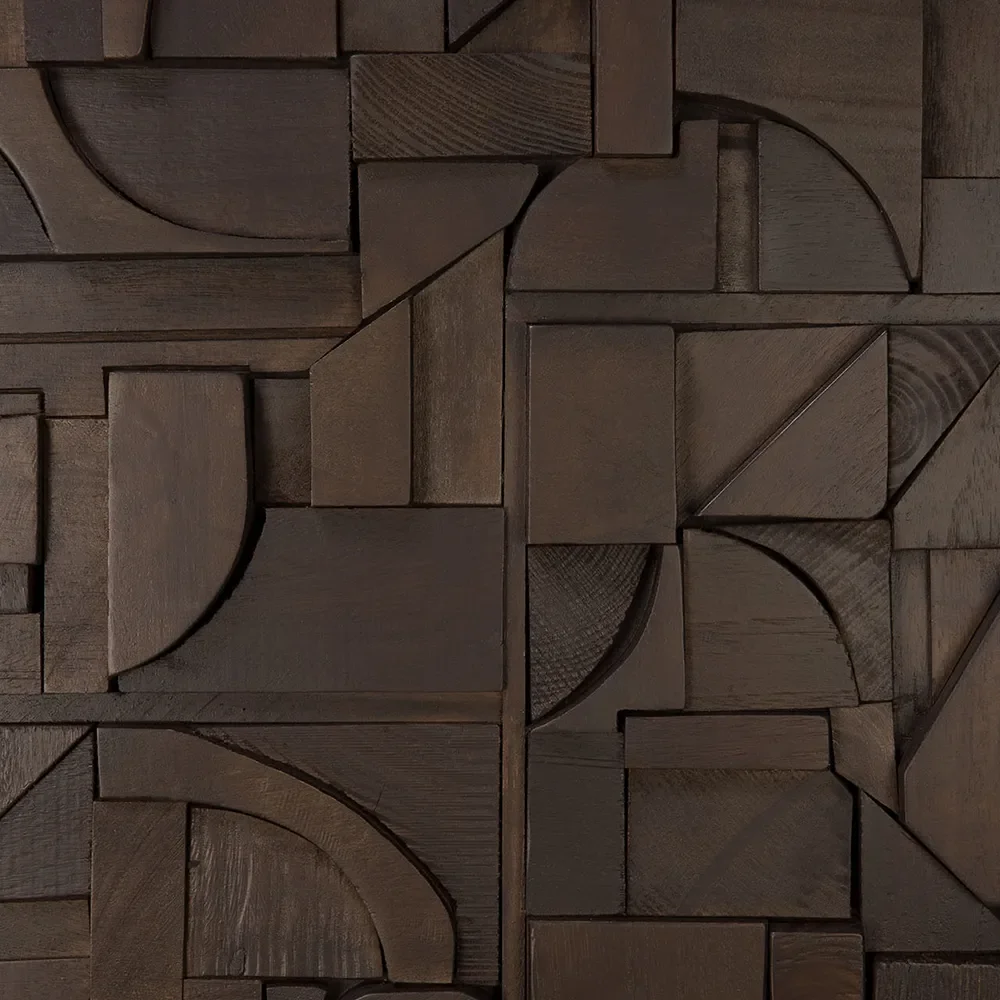 Bricks Väggdekor 120x90 cm Brun