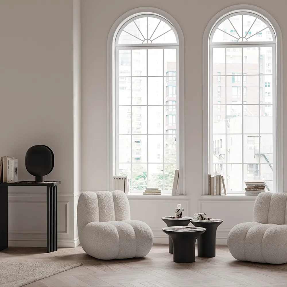 Trumpet Soffbord lågt - Calacatta