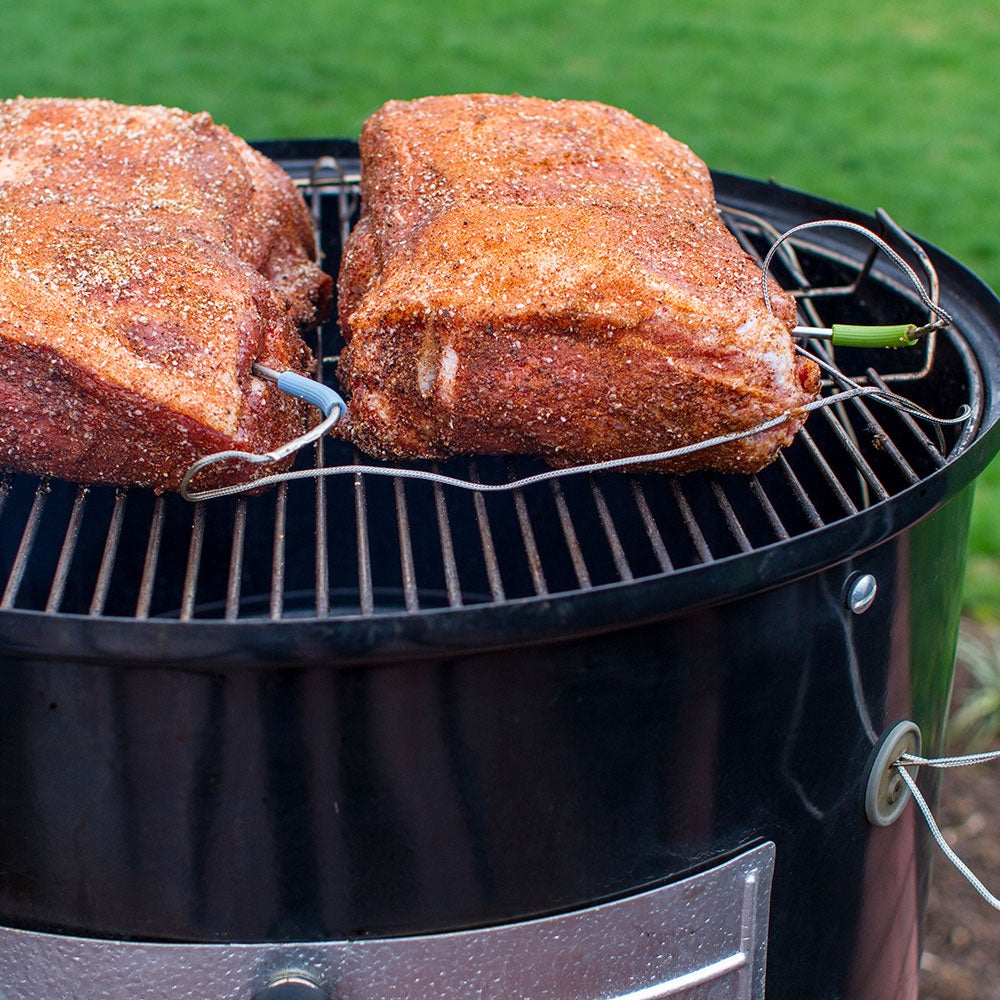 Smokey mountain cooker 57 cm svart gjutjärn 