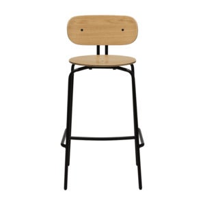 Curious Barstol Ek/Svart