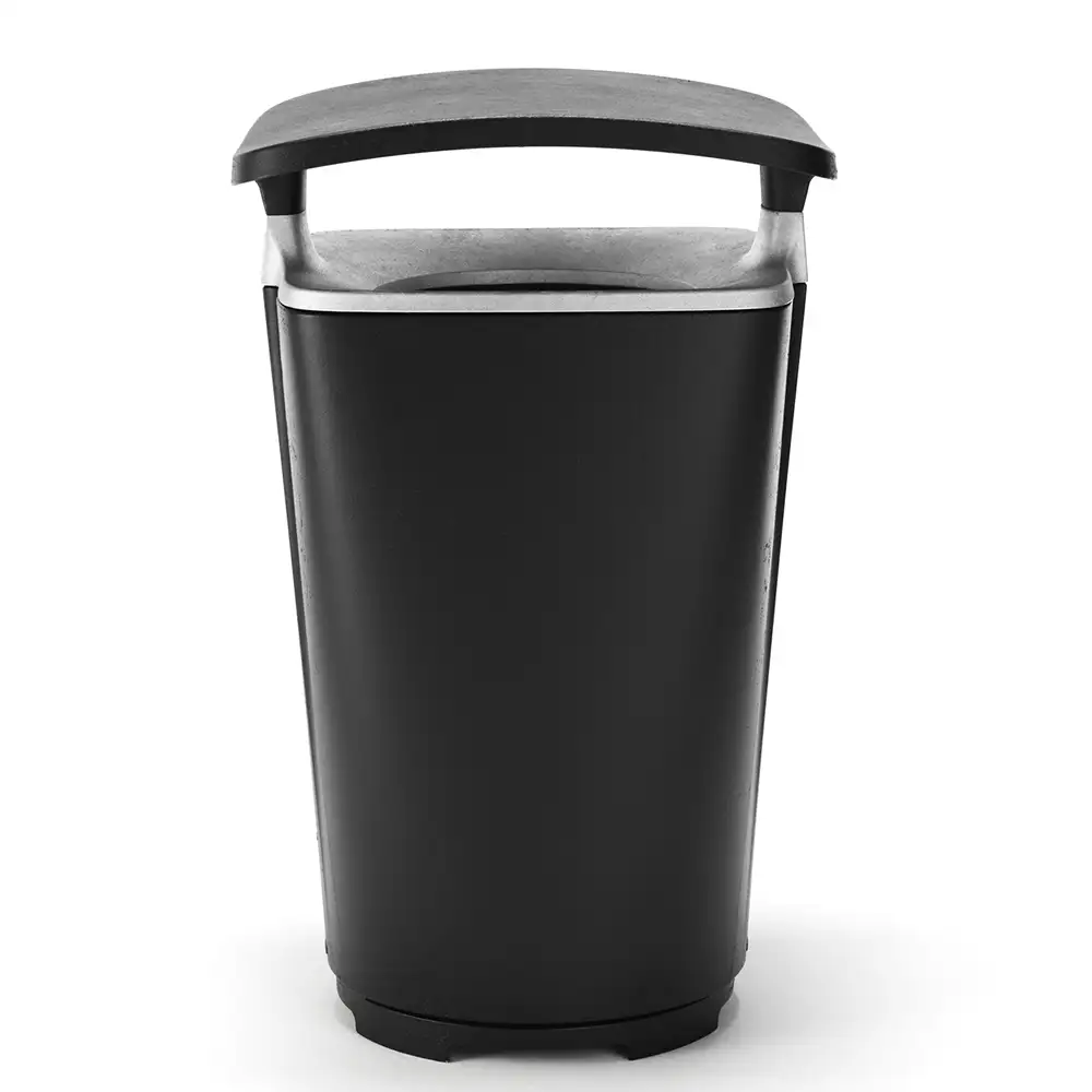 Monolit Papperskorg med tak Hybrid