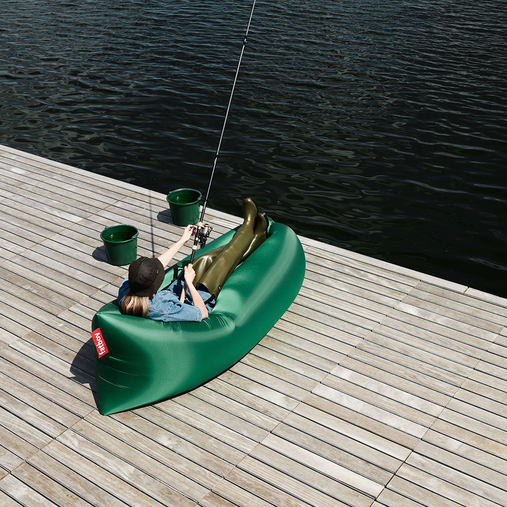 Lamzac uppblåsbar divan sky blue 