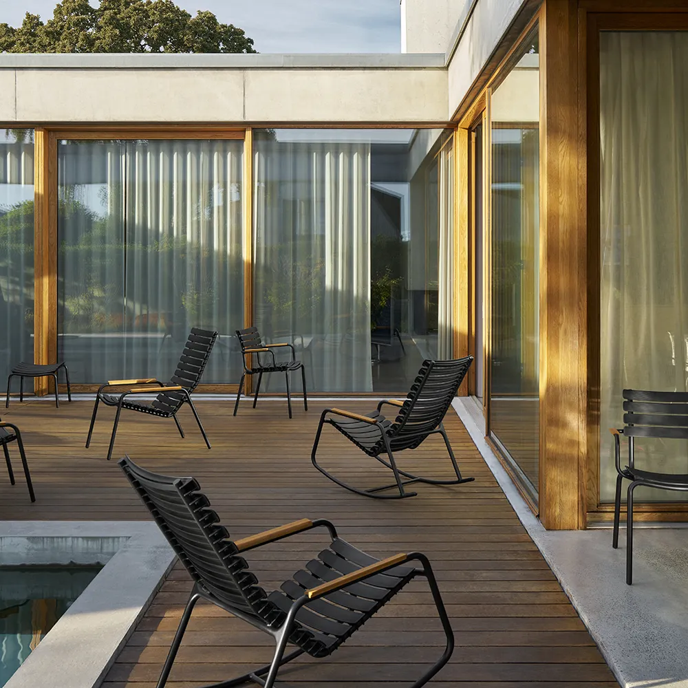 Reclips fotpall black aluminium