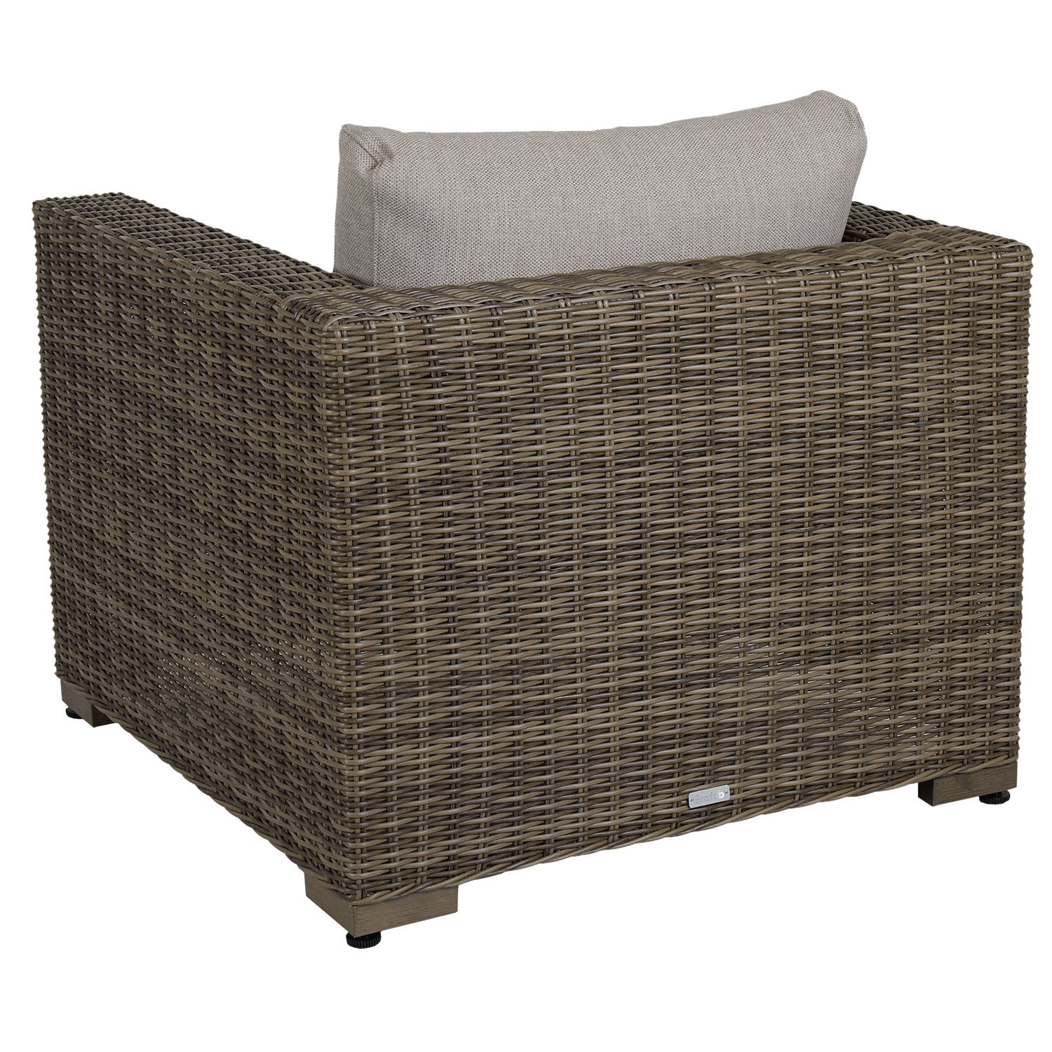 Ninja fåtölj rustik konstrotting inkl vattenavvisande dynor 