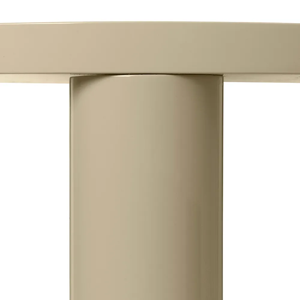 Post Soffbord Ø65 cm - Cashmere