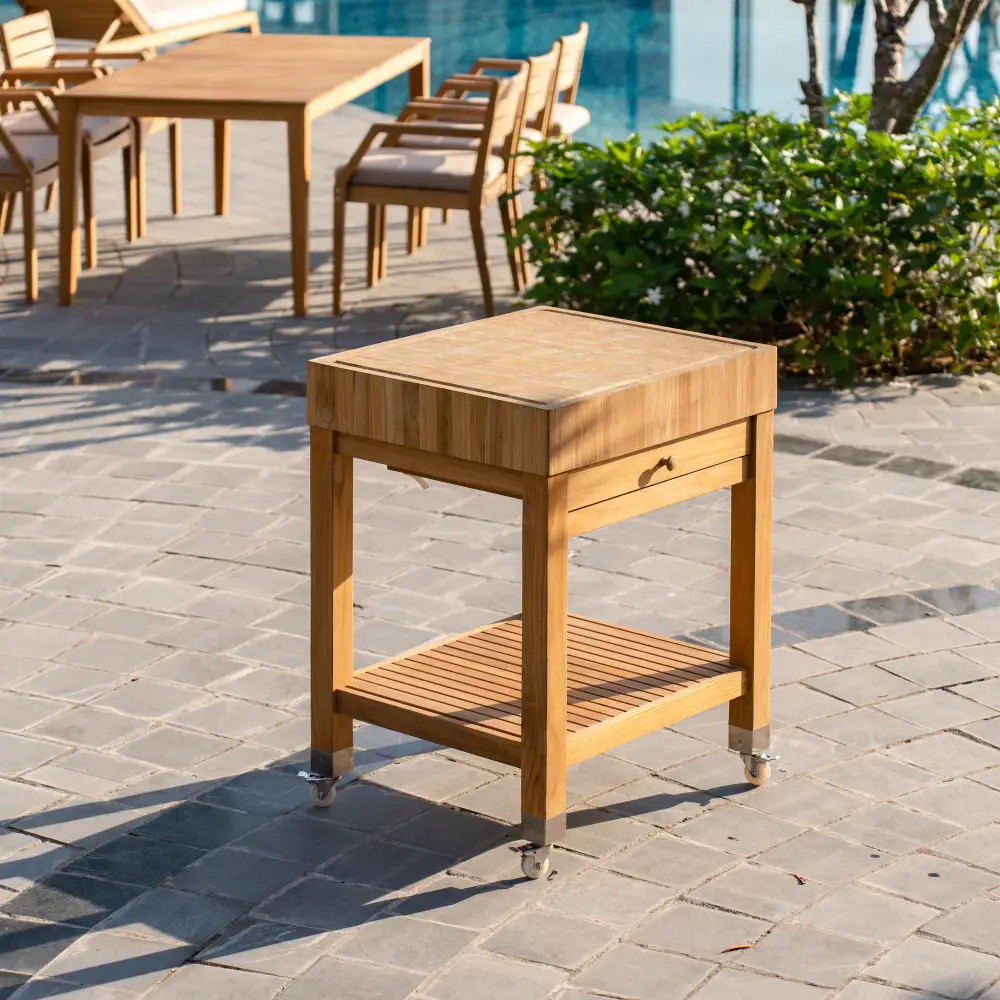 Ageröd huggblock inkl regnskydd