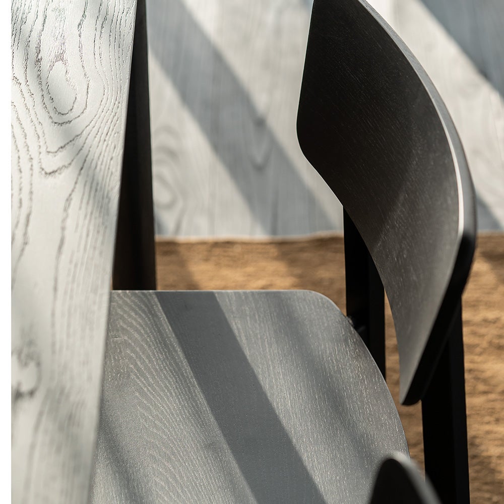 Casale Matstol Ek svart