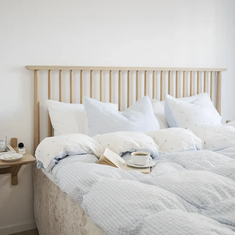  Riggins sänggavel 194x84 cm vitpigmenterad