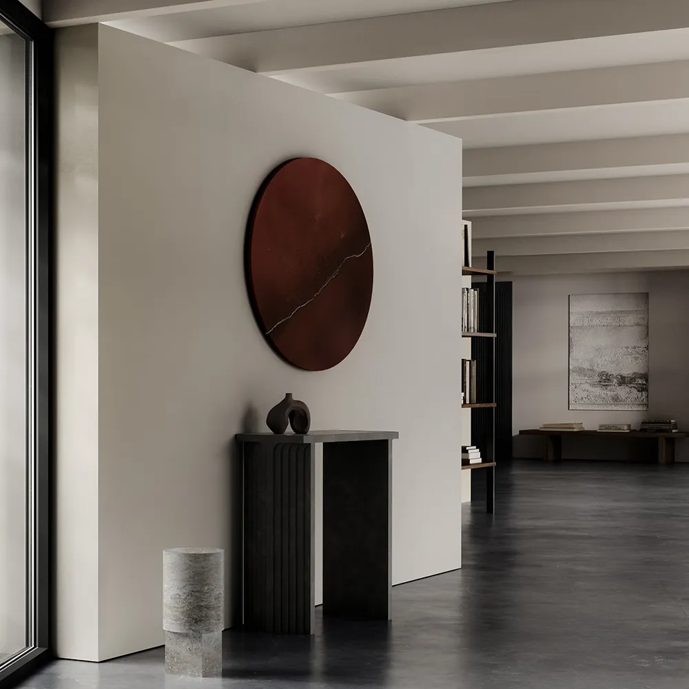 Column bord - Silver Travertine