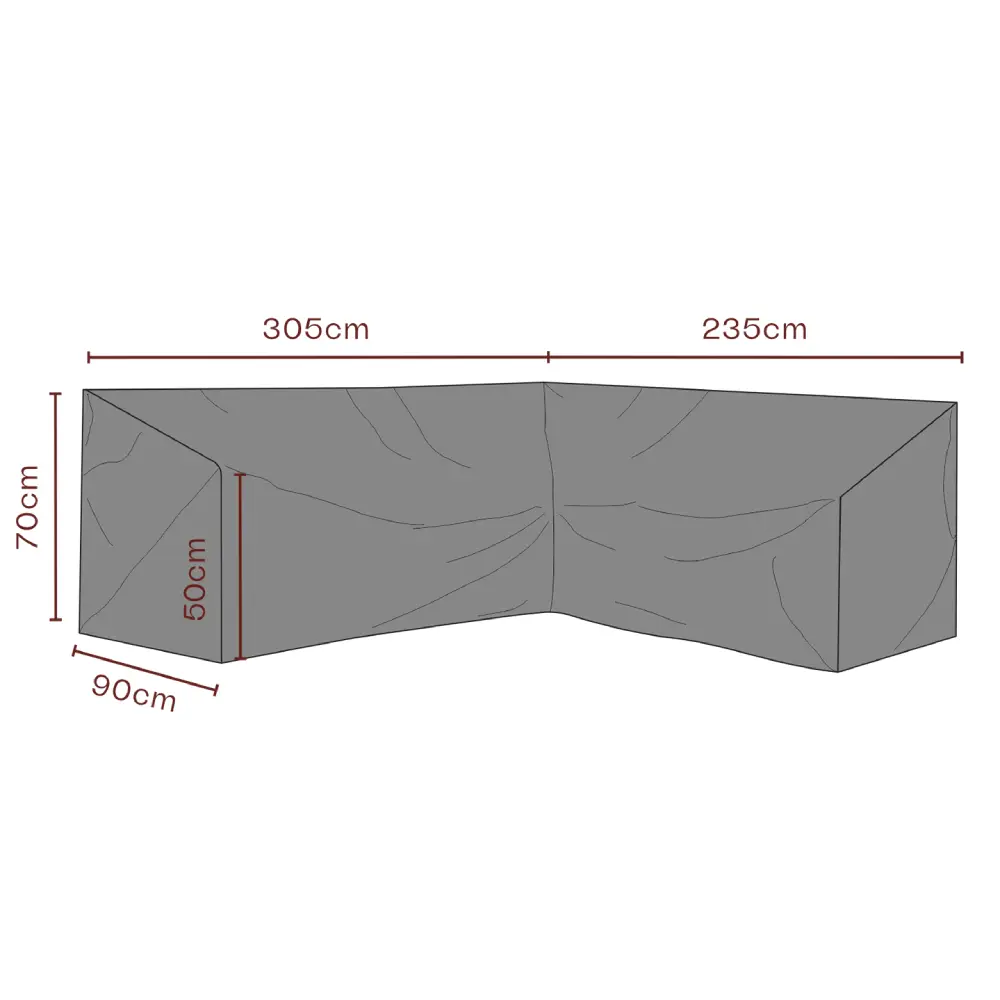 Möbelskydd hörnsoffa 235/305x70 cm Premium