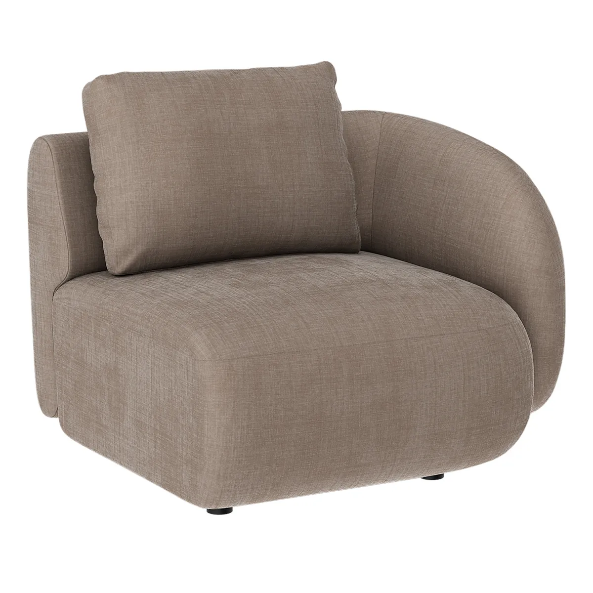 Dixon 1-sits sektion höger Gabby taupe