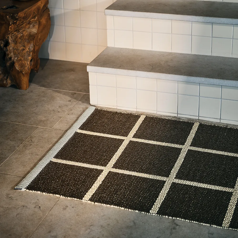 Vävd Matta Criss Pop Dark Brown