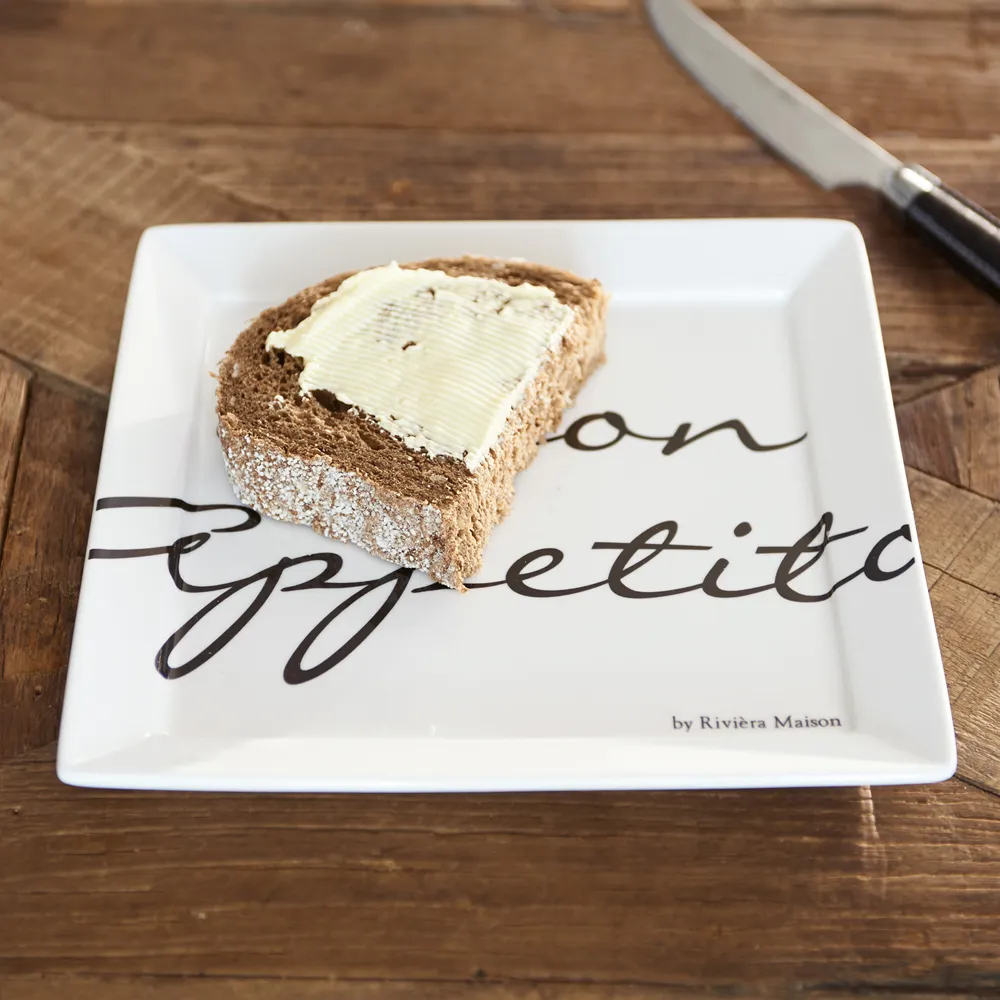 Buon Appetito tallrik fyrkantig 18 x 18 cm