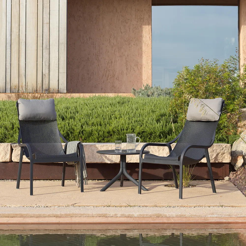 Kudde Net Lounge Grey Sunbrel