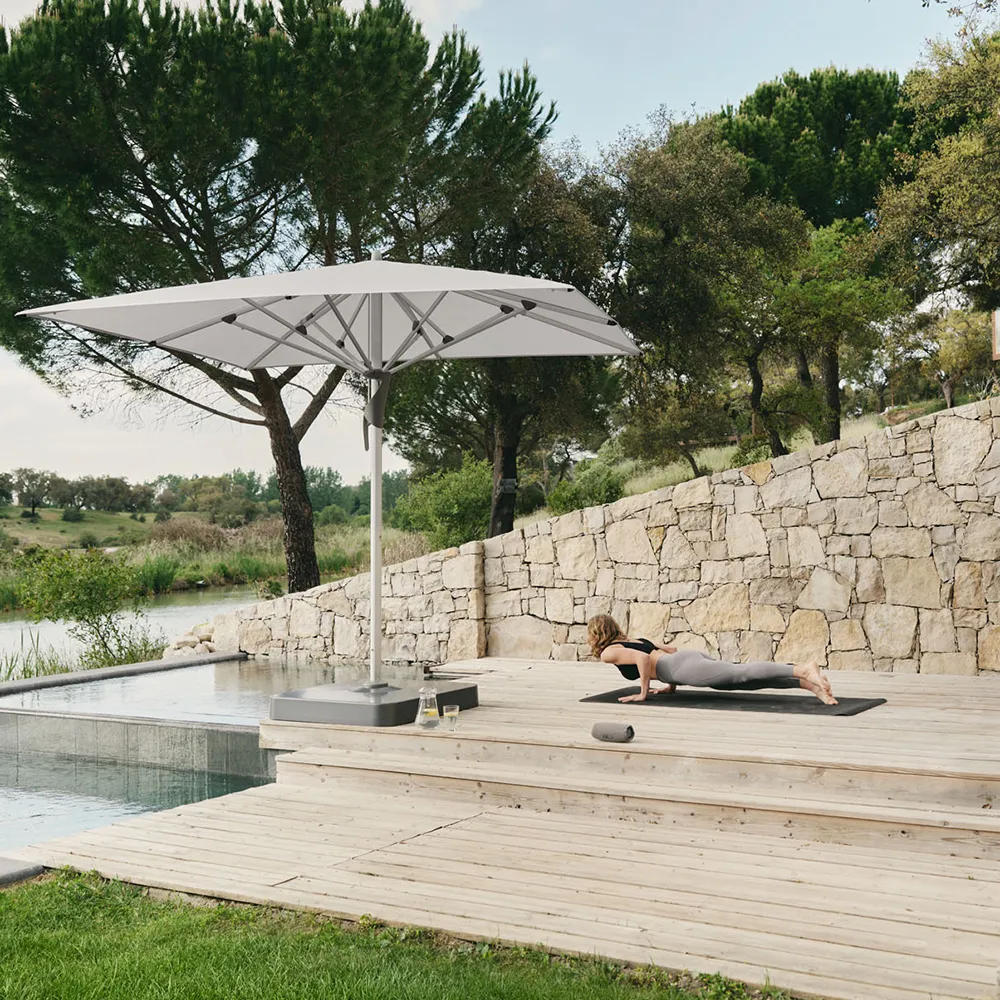 Fortello 300x300 cm parasoll alu Cat.5 806 Forge