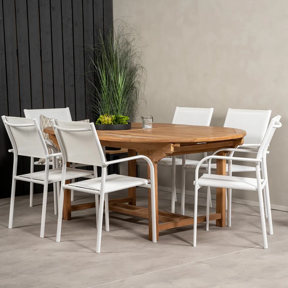 Kenya Matbord 120x180-240 cm Teak