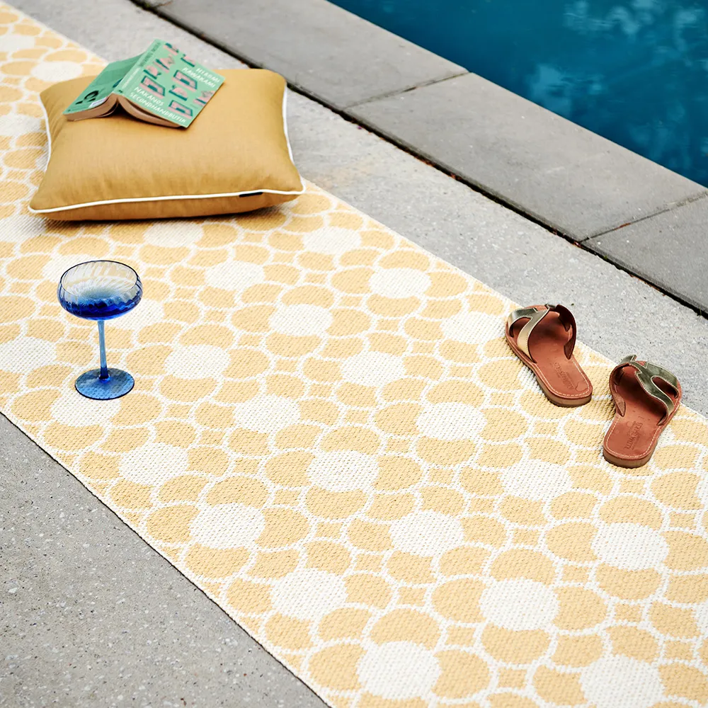 Anya matta Pale Yellow/Vanilla 70 x 100 cm