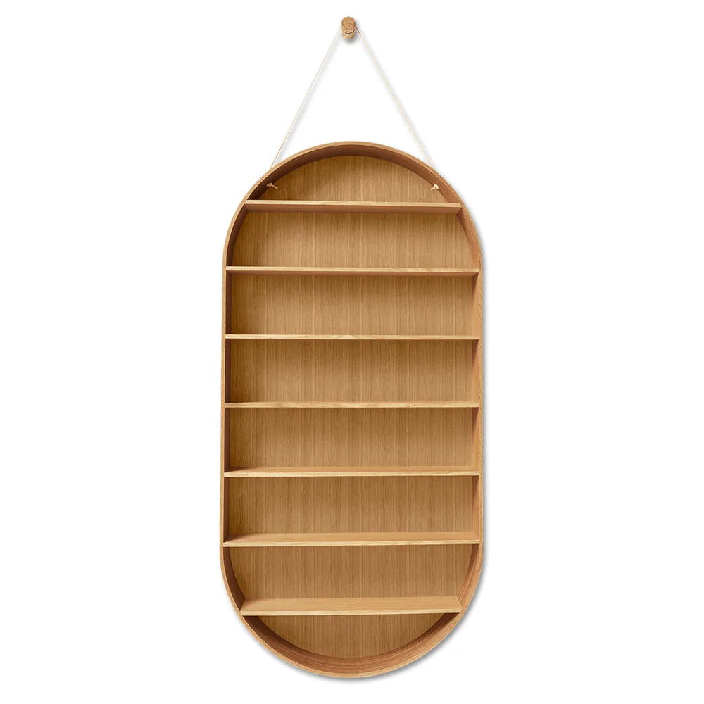 Oval Dorm Vägghylla - Oiled Oak