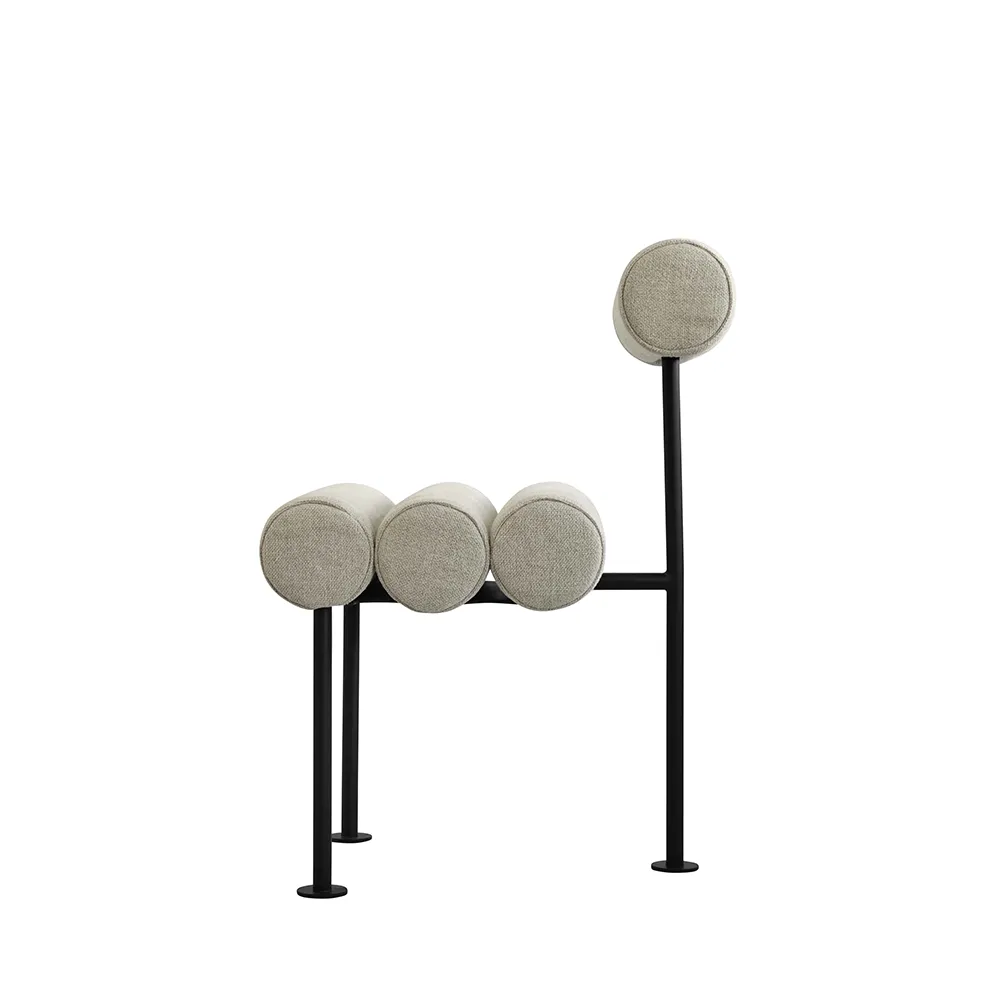 Hiro Matstol Black Frame - Linen