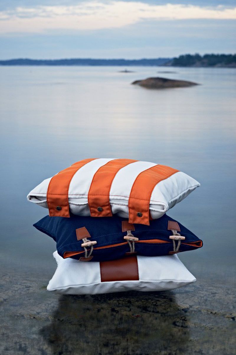 Ava Blå/Kopparknappar 