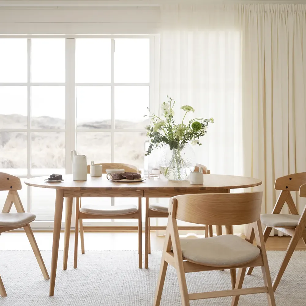 Tyler matbord ovalt 170-210x705 cm ek