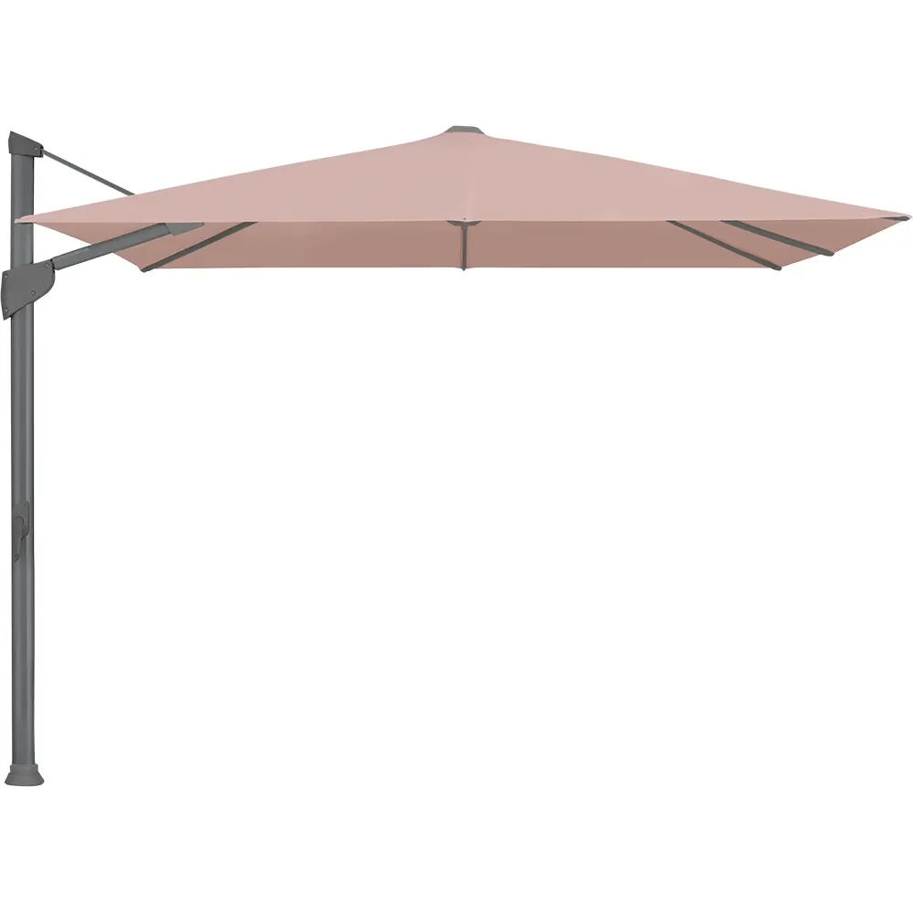 Fortano 300x300 cm parasoll antracit Cat.5 639 Blush