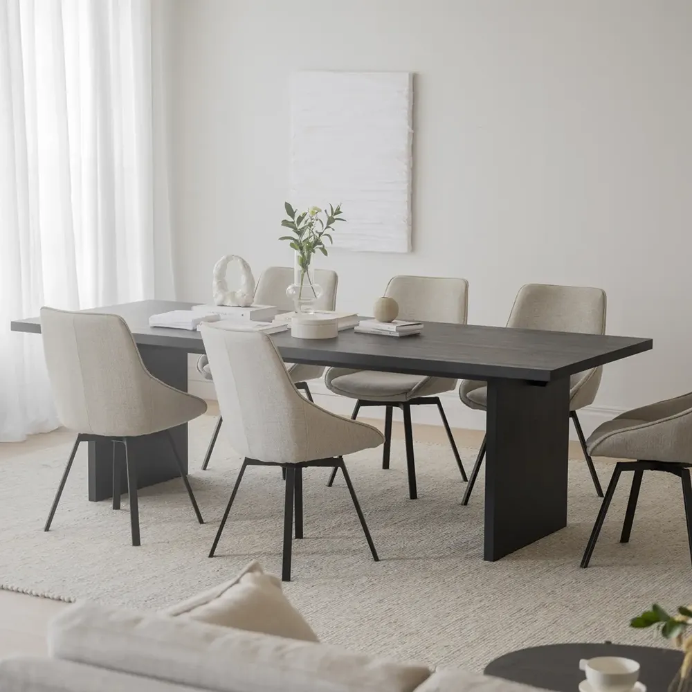 Emmett matbord 240 brun ek