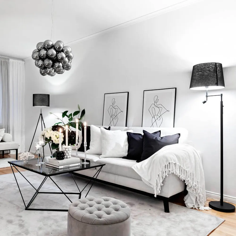 Orlando Golvlampa svart