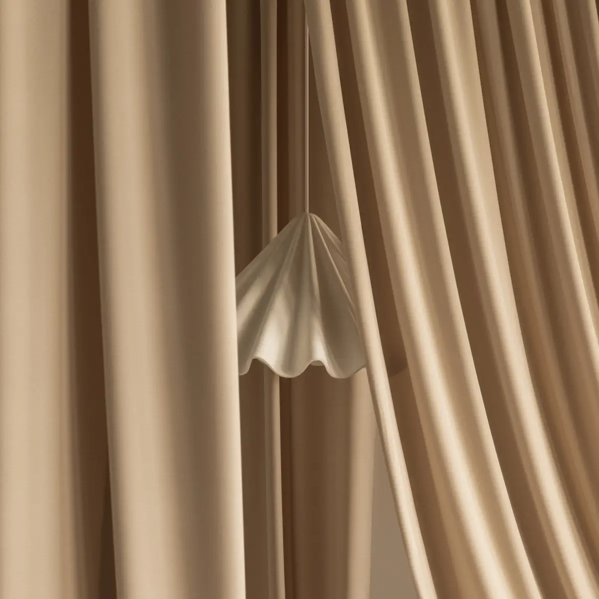 Dancing Taklampa Offwhite Ø65 cm