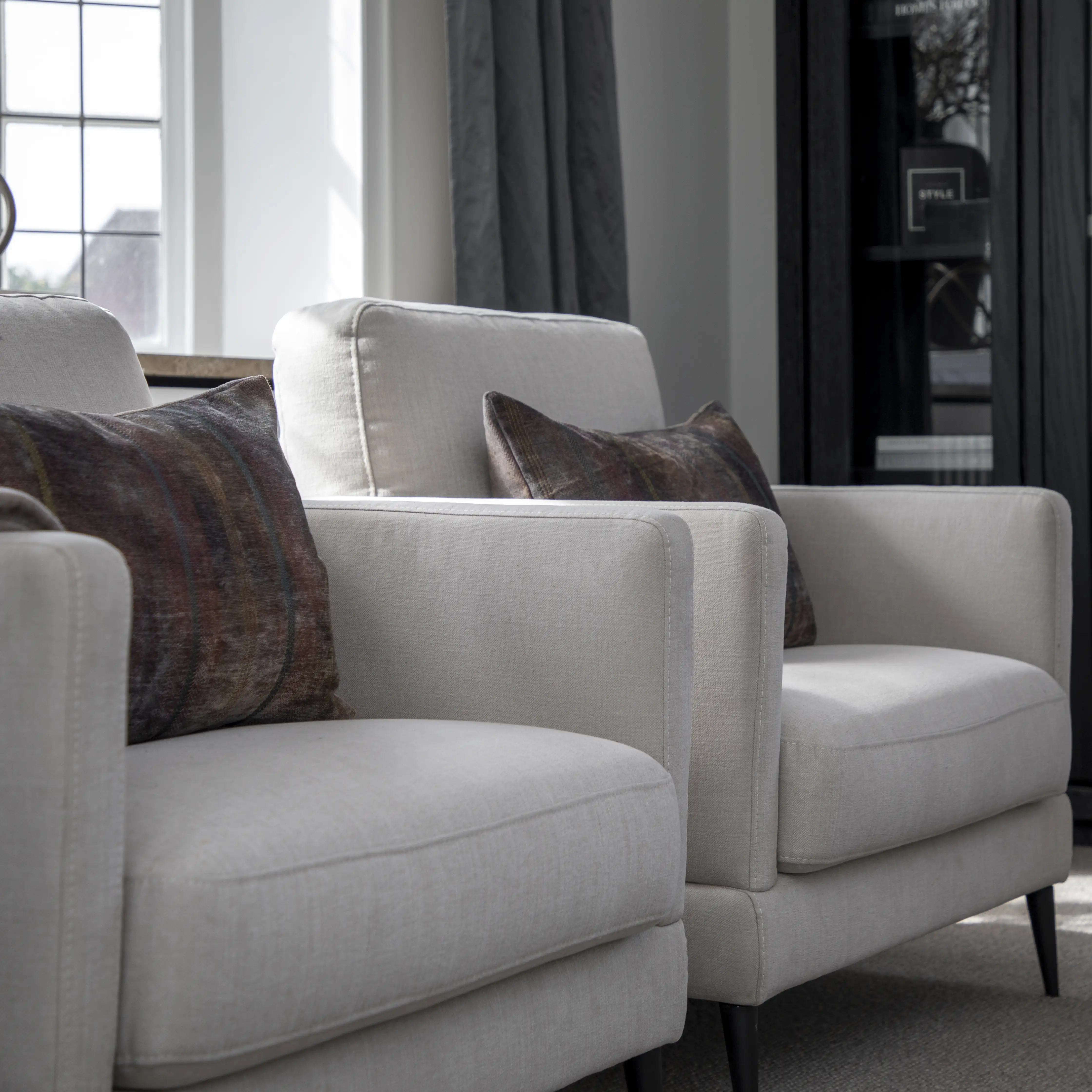 Andorra 2-Sits soffa haze cream