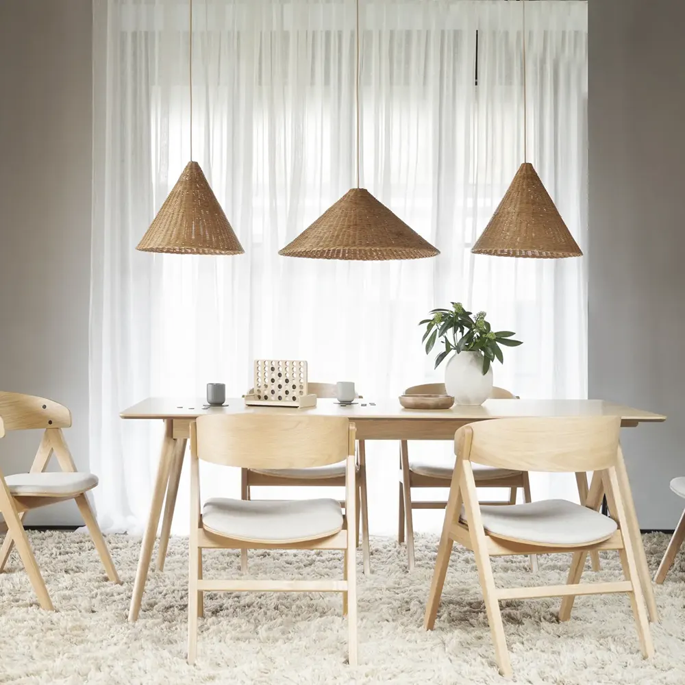 Yumi matbord 190x90 cm lackad ek