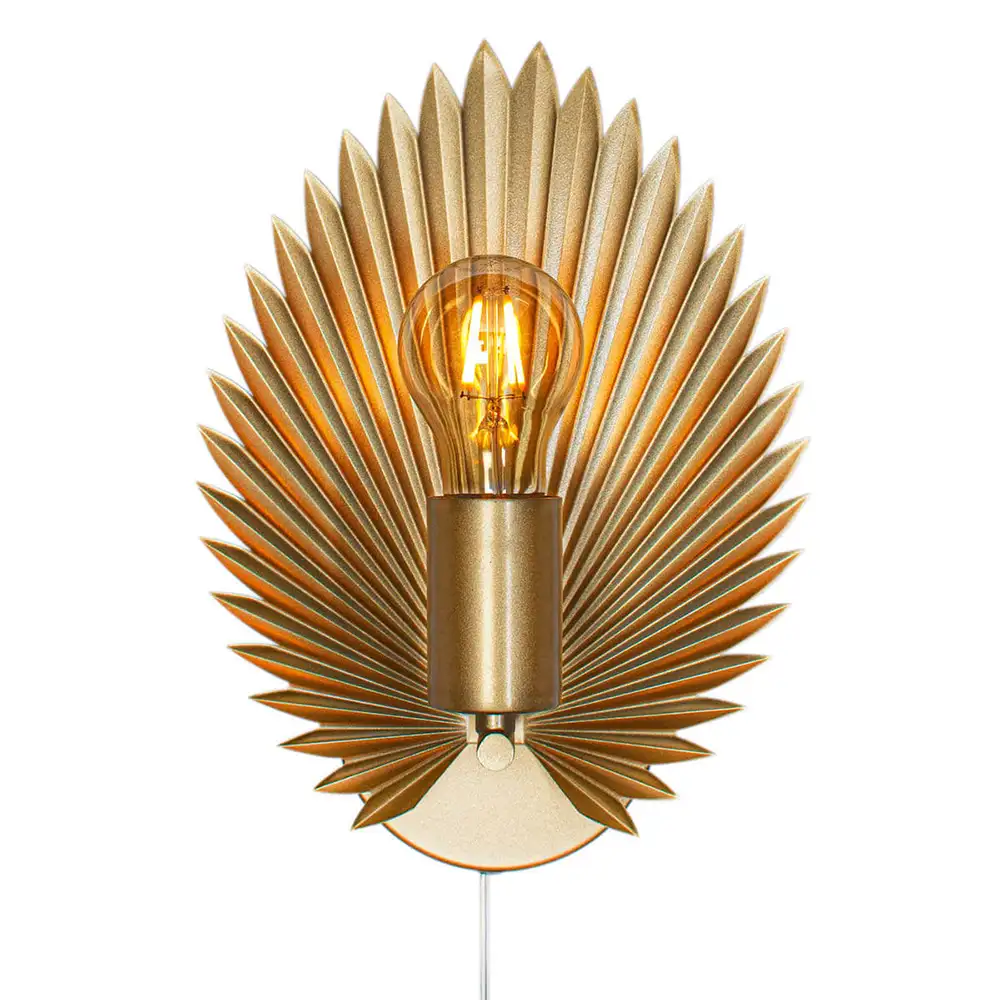 Aruba vägglampa H30cm Matt guld