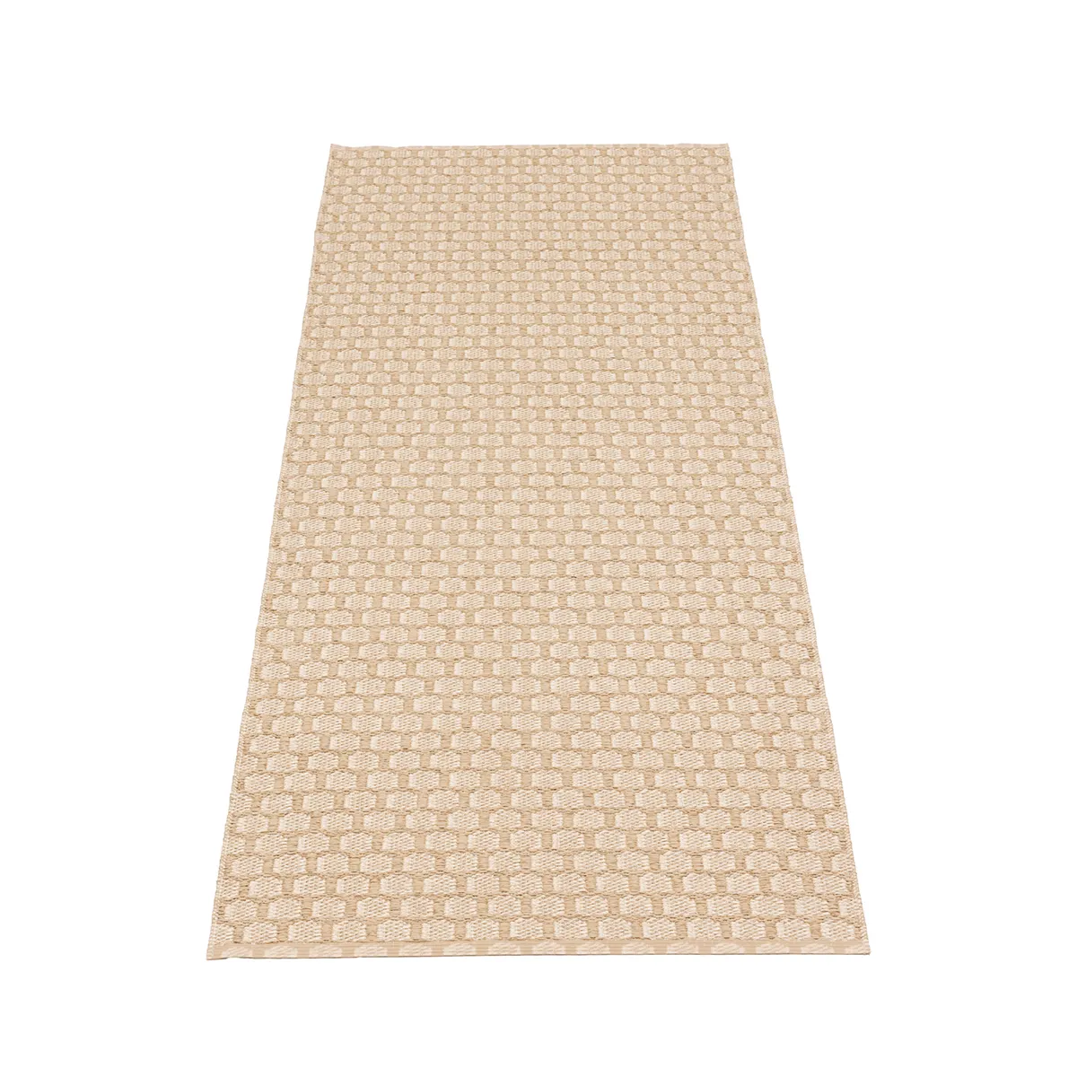 Vändbar Plastmatta MIMI Beige/Vanilla 70x240 cm