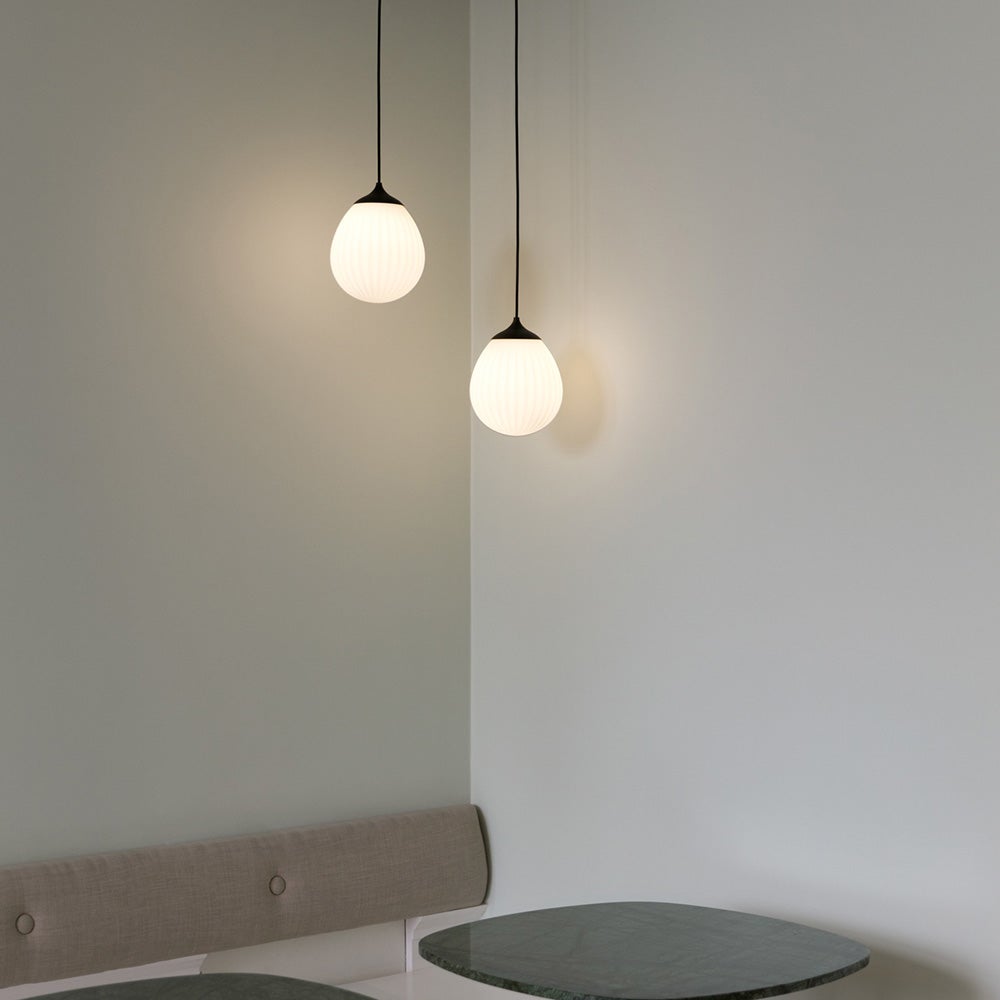 Around the World Lampskärm Ø21 cm Vit/svart