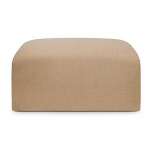 Bulky Fotpall Light Sepia 80x60 cm