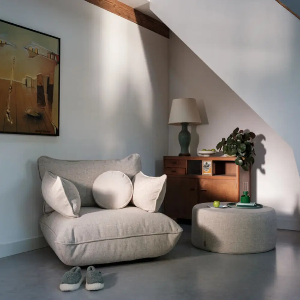 pfffh boucle recycled beige