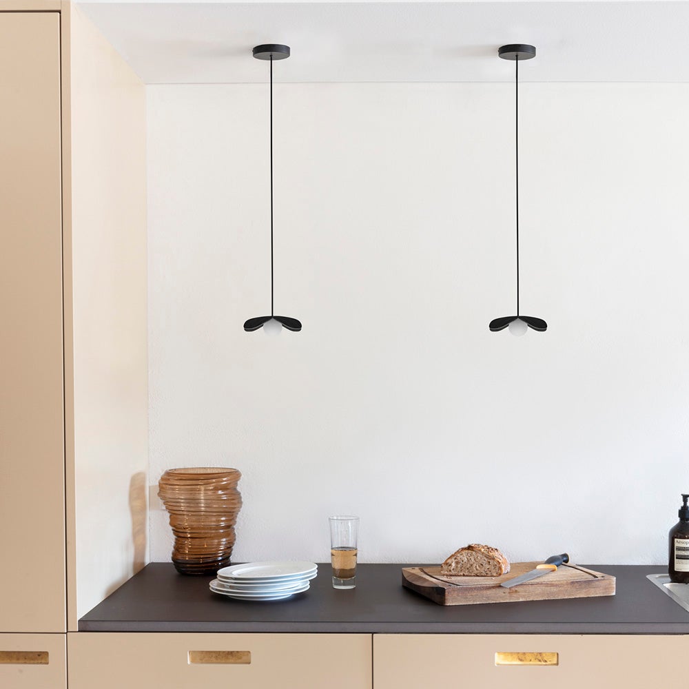 Forget Me Not Lampskärm Ø19 cm svart ek