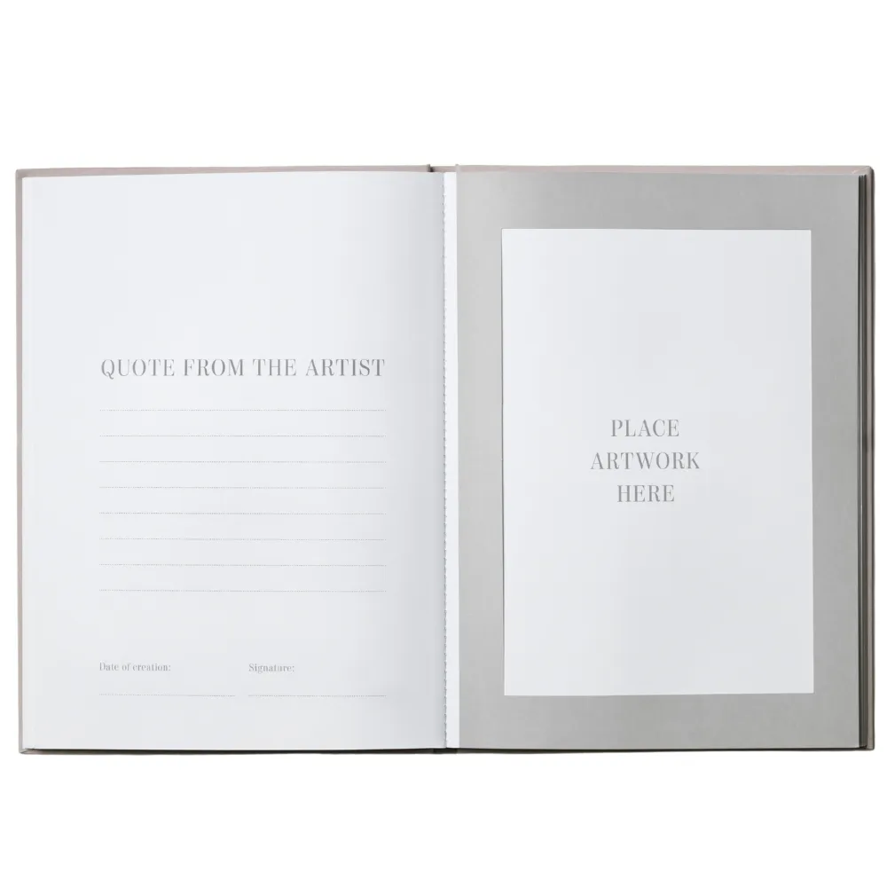 Frame book - Great Art, Grey